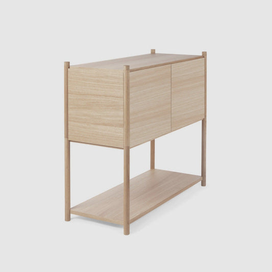 Sceene bookcase/cabinet C - light oak